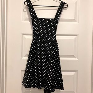 Forever 21 Polka Dot Apron Dress